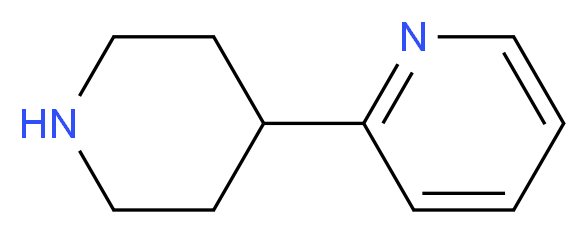 2-(piperidin-4-yl)pyridine_分子结构_CAS_30532-37-7