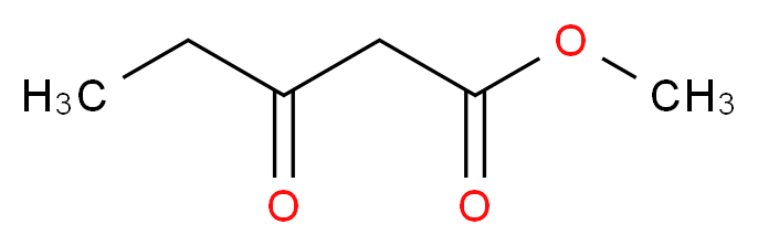 Methyl propionylacetate_分子结构_CAS_30414-53-0)