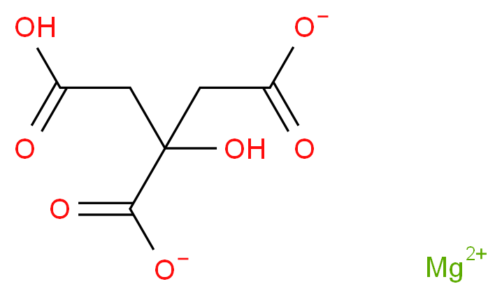 Magnesium citrate_分子结构_CAS_)