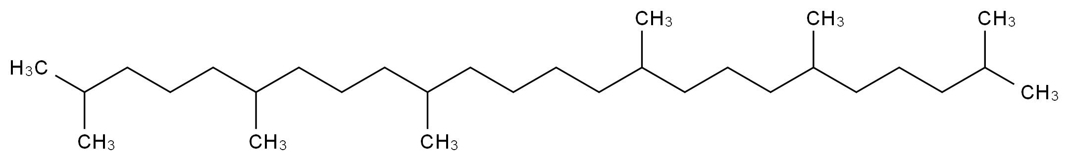 2,6,10,15,19,23-hexamethyltetracosane_分子结构_CAS_111-01-3