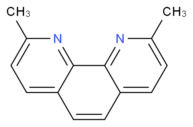 2,9-二甲基-1,10-邻二氮杂菲半水化合物_分子结构_CAS_34302-69-7)