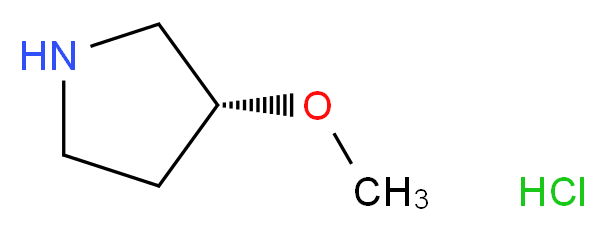 (3R)-3-methoxypyrrolidine hydrochloride_分子结构_CAS_474707-30-7