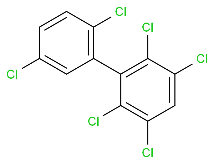 1,2,4,5-tetrachloro-3-(2,5-dichlorophenyl)benzene_分子结构_CAS_52663-63-5