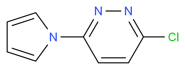 3-chloro-6-(1H-pyrrol-1-yl)pyridazine_分子结构_CAS_5096-76-4