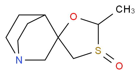 Cevimeline Sulfoxide_分子结构_CAS_124751-36-6)