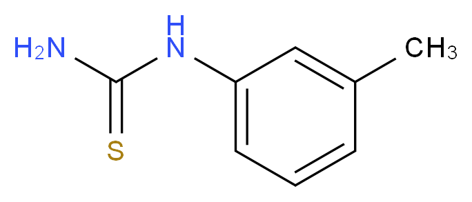 1-(3-Methylphenyl)-2-thiourea_分子结构_CAS_621-40-9)