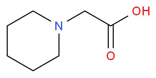 piperidin-1-ylacetic acid_分子结构_CAS_3235-67-4)