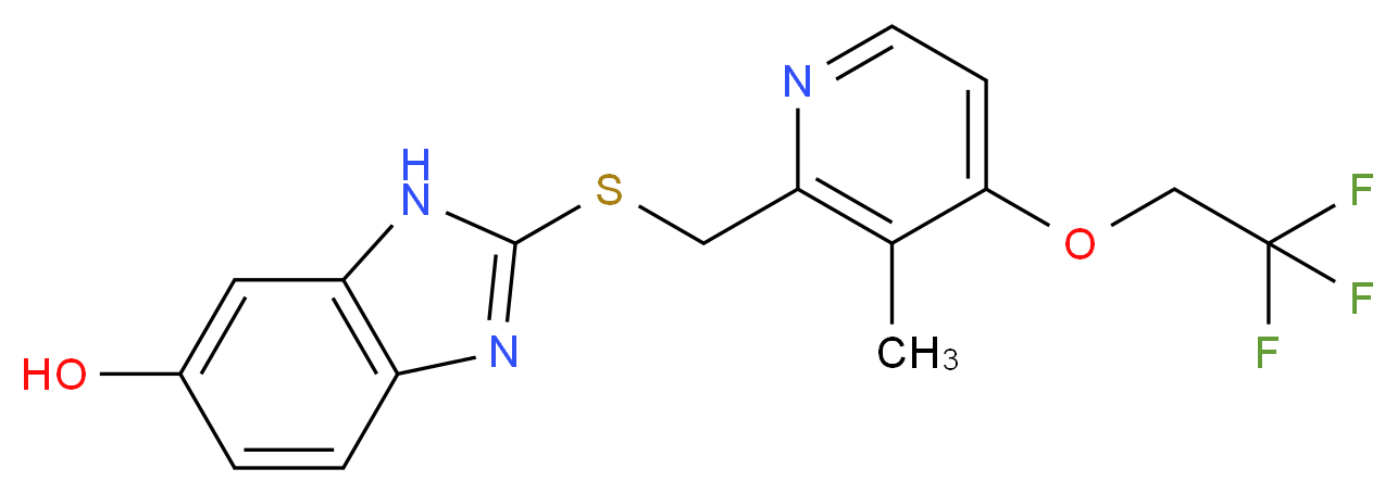 5-Hydroxy Lansoprazole Sulfide_分子结构_CAS_131926-96-0)