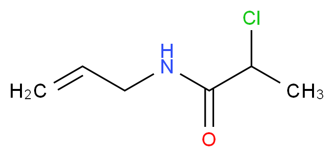 2-chloro-N-(prop-2-en-1-yl)propanamide_分子结构_CAS_106593-37-7