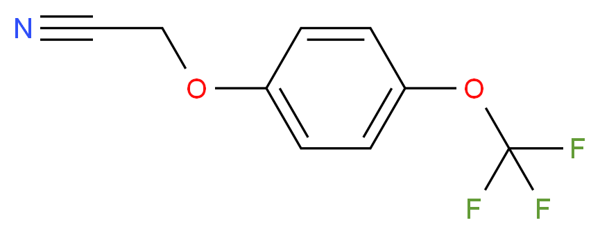 2-[4-(Trifluoromethoxy)phenoxy]acetonitrile_分子结构_CAS_)