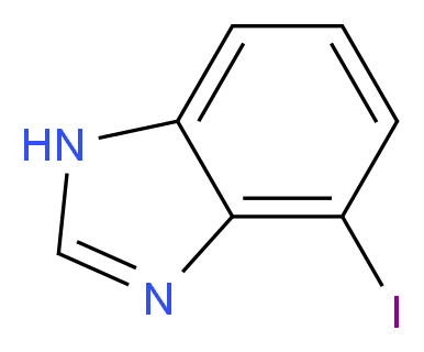 4-iodo-1H-1,3-benzodiazole_分子结构_CAS_51288-04-1