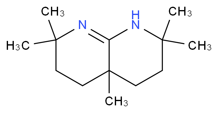 2,2,4a,7,7-pentamethyl-1,2,3,4,4a,5,6,7-octahydro-1,8-naphthyridine_分子结构_CAS_69340-58-5