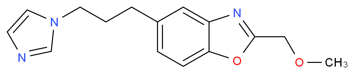 5-[3-(1H-imidazol-1-yl)propyl]-2-(methoxymethyl)-1,3-benzoxazole_分子结构_CAS_)