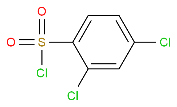 2,4-Dichlorobenzenesulfonyl chloride_分子结构_CAS_16271-33-3)