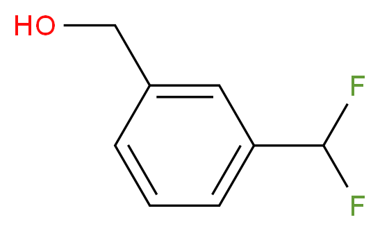 3-(Difluoromethyl)benzyl alcohol_分子结构_CAS_1309875-03-3)