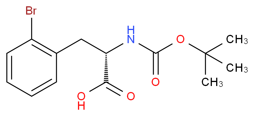 BOC-L-2-BROMOPHENYLALANINE_分子结构_CAS_261165-02-0)