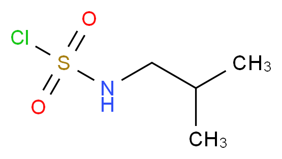 N-(2-methylpropyl)sulfamoyl chloride_分子结构_CAS_26118-68-3