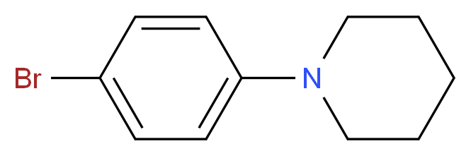 1-(4-bromophenyl)piperidine_分子结构_CAS_22148-20-5