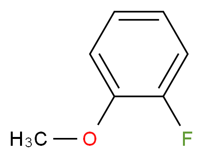 1-fluoro-2-methoxybenzene_分子结构_CAS_321-28-8