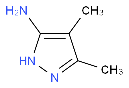 3,4-dimethyl-1H-pyrazol-5-amine_分子结构_CAS_)