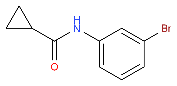 N-(3-bromophenyl)cyclopropanecarboxamide_分子结构_CAS_14372-07-7)