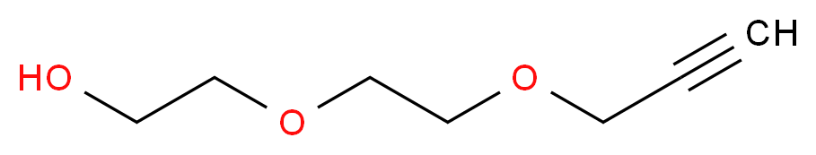 2-[2-(PROP-2-YNYLOXY)ETHOXY]ETHAN-1-OL_分子结构_CAS_7218-43-1)