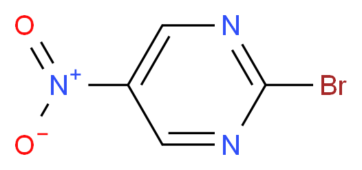 2-Bromo-5-nitropyrimidine_分子结构_CAS_1210824-80-8)