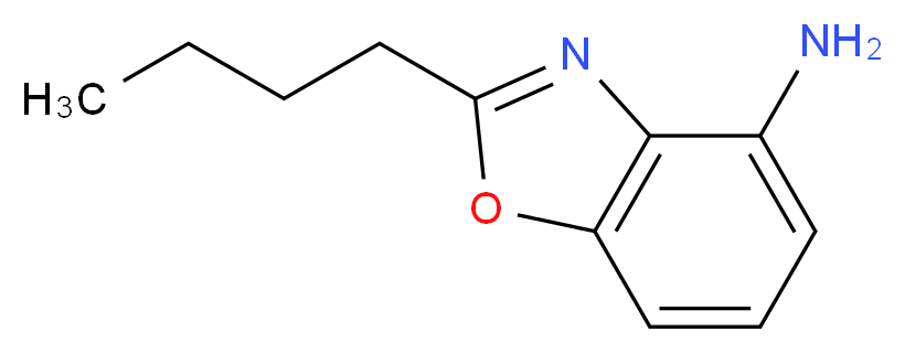 2-Butyl-1,3-benzoxazol-4-amine_分子结构_CAS_)