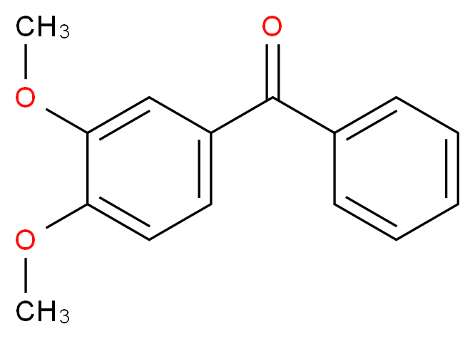 (3,4-Dimethoxyphenyl)(phenyl)methanone_分子结构_CAS_4038-14-6)