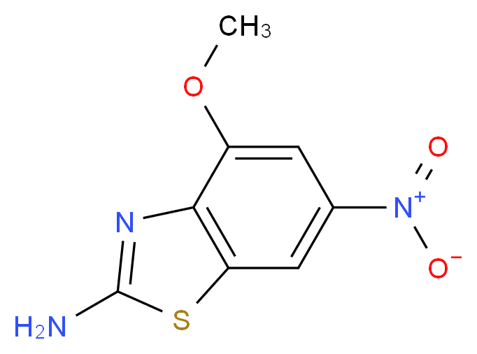 4-Methoxy-6-nitro-benzothiazol-2-ylamine_分子结构_CAS_16586-52-0)