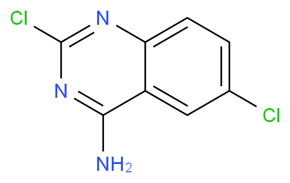 2,6-dichloroquinazolin-4-amine_分子结构_CAS_111218-91-8