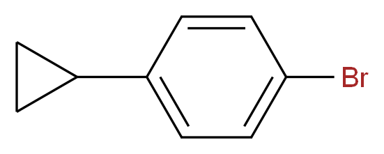 4-Bromocyclopropylbenzene _分子结构_CAS_1124-14-7)