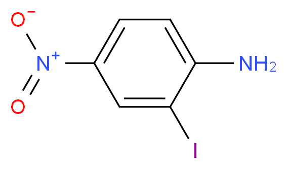 2-碘-4-硝基苯胺_分子结构_CAS_6293-83-0)
