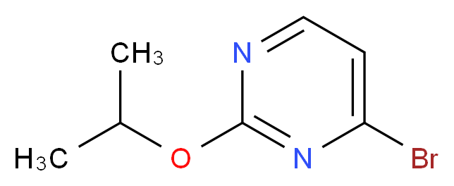 4-BROMO-2-(ISO-PROPOXY)PYRIMIDINE_分子结构_CAS_959240-85-8)