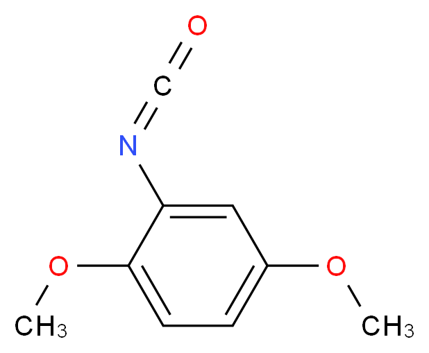 2,5-二甲氧基苯基异氰酸酯_分子结构_CAS_56309-62-7)