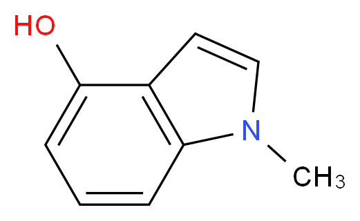 1-Methyl-1H-indol-4-ol_分子结构_CAS_7556-37-8)