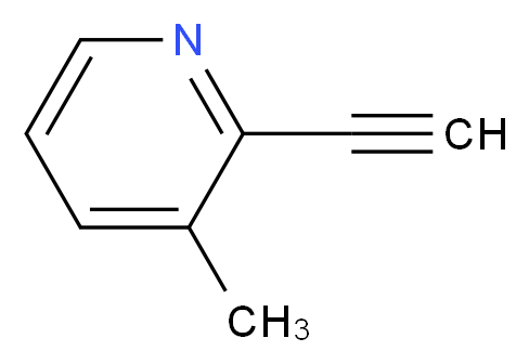 2-Ethynyl-3-methylpyridine_分子结构_CAS_30413-59-3)