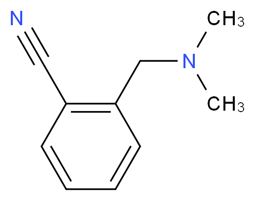 2-[(dimethylamino)methyl]benzonitrile_分子结构_CAS_53369-76-9