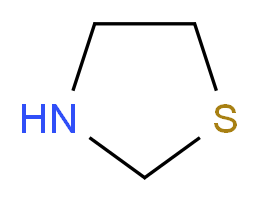 1,3-thiazolidine_分子结构_CAS_504-78-9