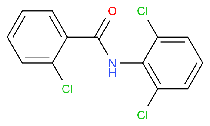 2-chloro-N-(2,6-dichlorophenyl)benzamide_分子结构_CAS_200807-45-0