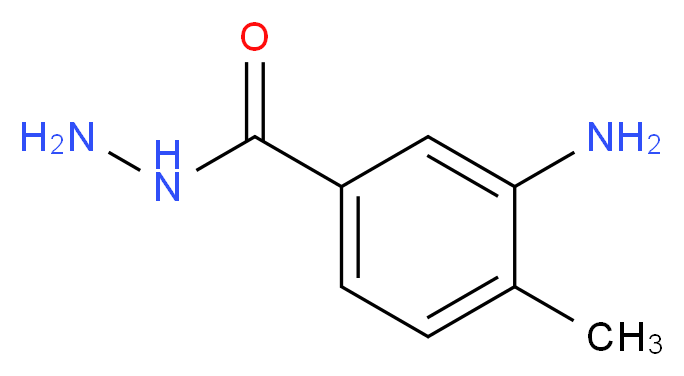 3-Amino-4-methylbenzenecarbohydrazide_分子结构_CAS_)