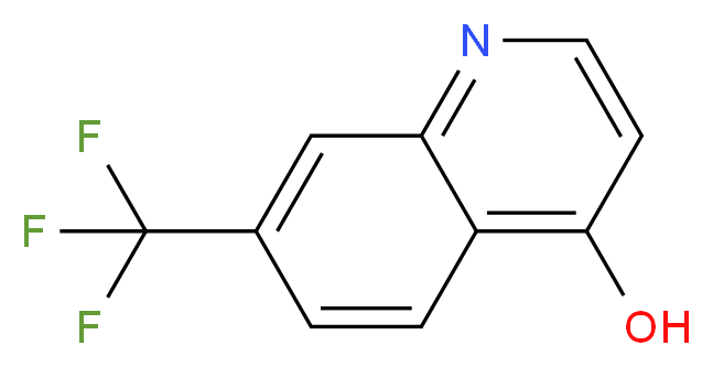 7-(trifluoromethyl)quinolin-4-ol_分子结构_CAS_322-97-4