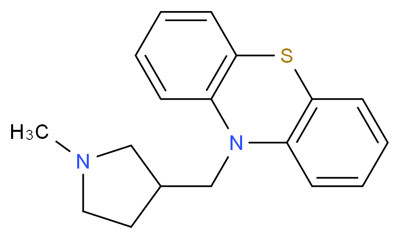 Methdilazine_分子结构_CAS_1982-37-2)