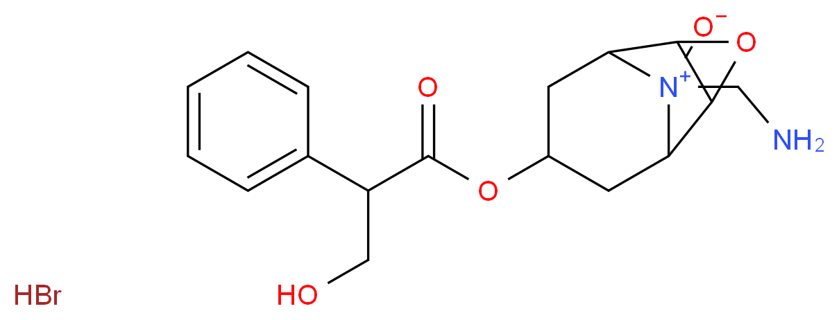 SCOPOLAMINE AMINOXIDE HYDROBROMIDE_分子结构_CAS_)