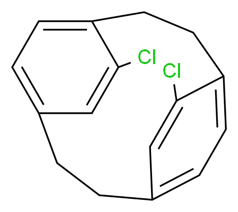 4,13-Dichloro[2.2]paracyclophane 97%_分子结构_CAS_10366-05-9)