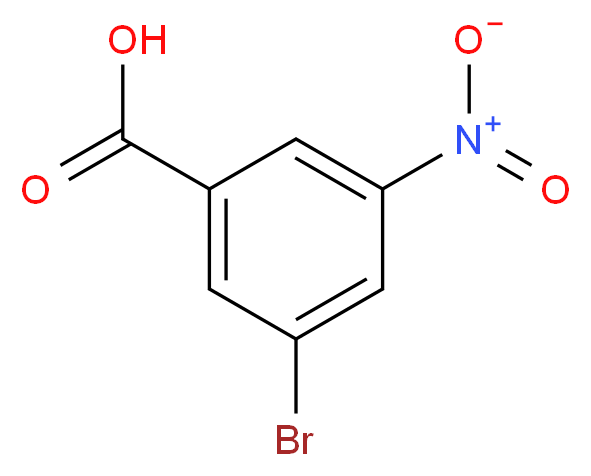 3-Bromo-5-nitrobenzoic acid_分子结构_CAS_6307-83-1)