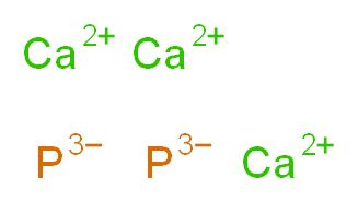 tricalcium diphosphanetriide_分子结构_CAS_1305-99-3