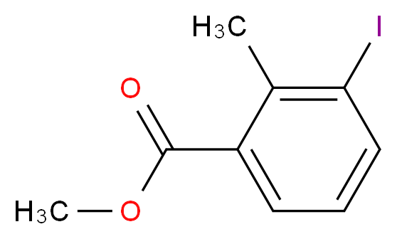 Methyl 3-iodo-2-methylbenzoate_分子结构_CAS_52570-33-9)