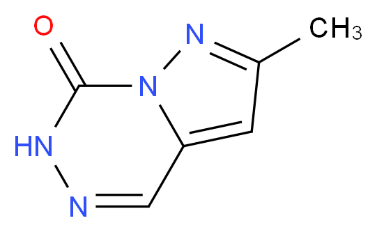 2-methylpyrazolo[1,5-d][1,2,4]triazin-7(6H)-one_分子结构_CAS_1215295-97-8)