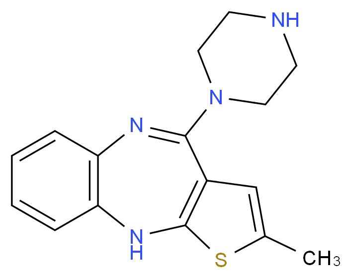 5-methyl-8-(piperazin-1-yl)-4-thia-2,9-diazatricyclo[8.4.0.0<sup>3</sup>,<sup>7</sup>]tetradeca-1(10),3(7),5,8,11,13-hexaene_分子结构_CAS_161696-76-0